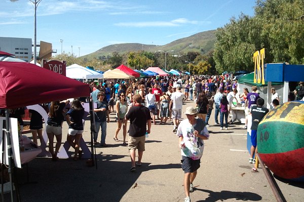 Clubs and Activities Booths at Cal Poly Open House